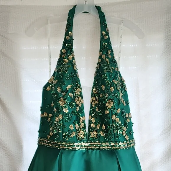 camille la vie green dress Sage Green Chiffon V-Neck Ruched Bridesmaid Dress – Modsele main image 1